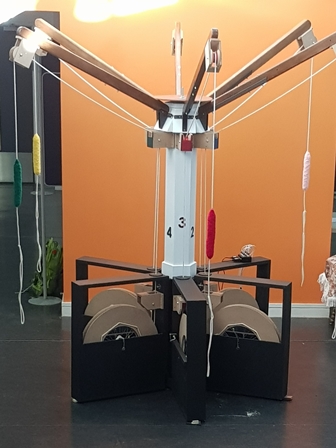 Maypole Bells 6 person mini-ring simulator at the CCCBR Conference 2019